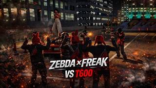  ZEBDA X FREAK vs T600 | Full Action | Bobony RP