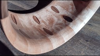 Snake Skin CNC Snare Drum Build pt3a - Skim Inside / 3D shape