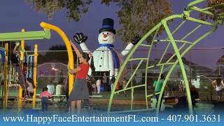 Winter Garden Florida Inflatable Snowman Bounce House