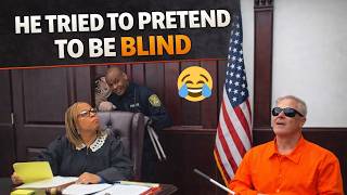 Caught pretending to be blind 🚨👀