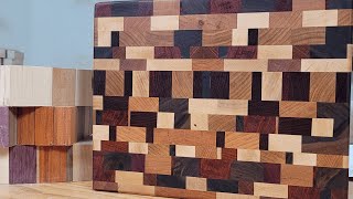 Bestselling Chaos Cutting Board Build - Beginner to Intermediate - Maple and Padauk