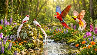 🌿 Spring Forest Bird Sounds & Gentle Piano 🎹 Calming Nature Ambience for Stress Relief & Peace