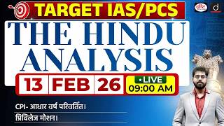 The Hindu Newspaper Analysis | 13 February 2026 | Current Affairs for UPSC CSE 2026 | Drishti IAS