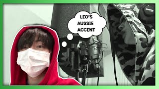 Trainee A Leo's aussie accent