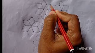 Daily vesukune chukala muggulu \11*6  dots kolam