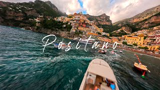 Positano vista da un Drone Fpv