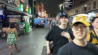 🇹🇭 Walking on the road KHAOSAN BANGKOK