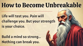 How to Become Unbreakable | Learn English Through Motivational Video 🔥| Improve Your English Fluency