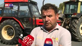 16-09-2015 - Orasje - Poljoprivrednici blokirali granicu