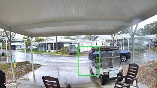 It finally rained in Bradenton, Florida today