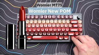 Womier New Pom | Womier MT75 lipstick | sound test