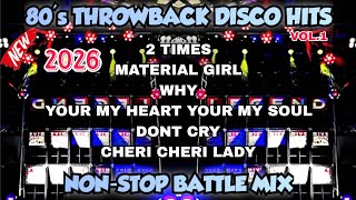 80's THROWBACK DISCO HITS NON-STOP DISCO REMIX DJ DARWIN BATTLE MIX 
