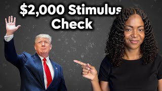 $2,000 Stimulus Check Update — Trump Says "Dividend Will Be Paid"