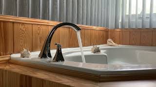 Bathtub Filling ASMR // Spa Tub with Large Seashells Filling 3 Hour Loop