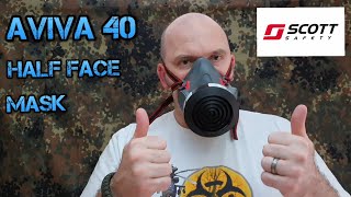 Scott Safety Aviva 40 half face mask
