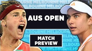 Sabalenka vs Jovic | Australian Open 2026 QF | Tennis Talk Preview