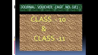 JOURNAL VOUCHER AGF NO 10(PART -3)
