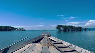 A Wooden Boat Sailing on a Lake | Wooden Boat Sailing