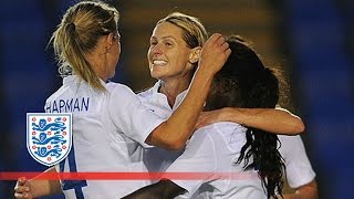 Kelly Smith becomes England's record goalscorer | Goals & Highlights