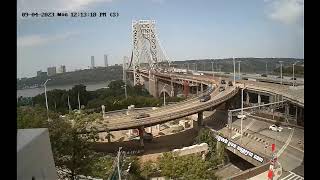 24/7 Live Stream: George Washington Bridge (GWB) NYC Side