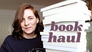 a HUGE BOOK HAUL for FEBRUARY - lots of new Christian fiction books!