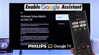 How To "Turn ON" Microphone on Philips Google TV for Google Assistant! [Voice Control]