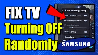 How to Fix Samsung TV That Keeps Randomly Turning OFF (Best Method)