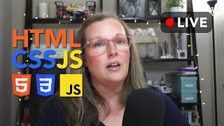 LIVE | Let's Build a 4 Page Website w/HTML, CSS + JavaScript | Part 1