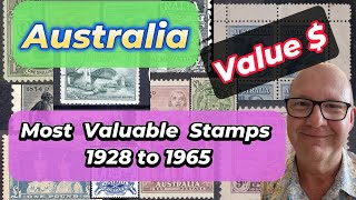 Most Valuable Australian Stamps | 1928 to 1965!