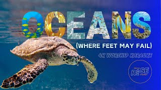 Oceans (Where Feet May Fail) 4K Worship Karaoke with lyrics | Cover by RISE Youth Church 2024