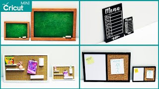 Miniature Dollhouse Decor: DIY Boards with Cricut | Menu, Blackboard & Beyond!