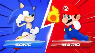 Mario vs Sonic