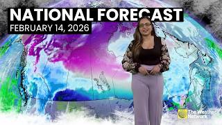 Canada's National Forecast - February 14, 2026 | #weatheram