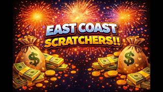 EAST COAST SCRATCHERS!! Scratching LOTS  of tickets today!!