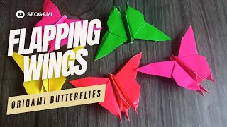 Mesmerizing Origami Butterfly: Watch its Flapping Wings Come to Life!