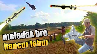 🔴detik-detik rc pesawat tempur terkena rudal | Mahesa pemuda