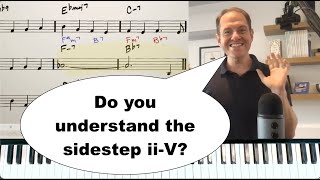 Sidestep ii-V: Explained! With Live Studio Audience! 👏 📺