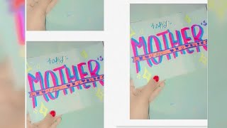Diy mother's day gift 🎁 ideas 💡#easy #viral #yt #craft #easycraft #mother'sday #diy #card #subscribe