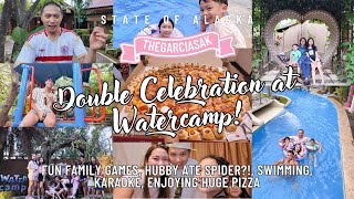 DOUBLE BIRTHDAY CELEBRATION AT WATERCAMP-JOSEPHINE RESORT IN KAWIT CAVITE | FUN GAMES WITH THE FAM