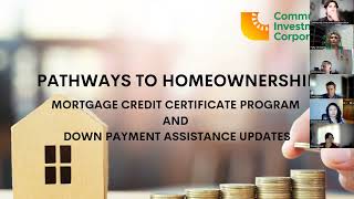 Mortgage Credit Certificate (MCC) and Down Payment Assistance Recap for First-Time Homebuyers