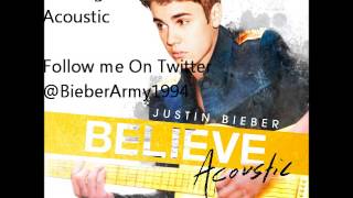 Justin Bieber Be Alrght Acoustic (HD)