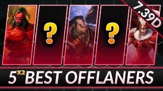 TOP 5 NEW BROKEN OFFLANERS in 7.39d - Best META Pos. 3 Heroes - Dota 2 Meta Guide