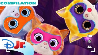 SuperKitties Su-Purr Adventures Shorts 🐱 | Compilation | 20 Minutes | @disneyjr