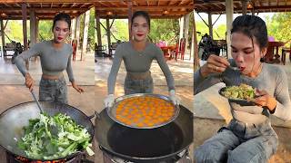 Amazing cooking  deep fried eggs braised recipe