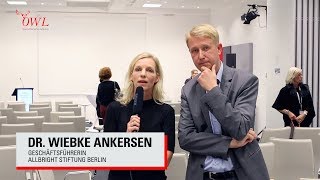 OWL Networking Event 2017 - Dr. Wiebke Ankersen und Christian Berg im Interview