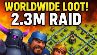 WORLDWIDE SMASH! 💰 MASSIVE LOOT Hit vs Mhdi (TH14 Attack)