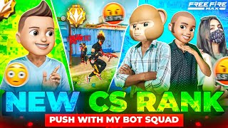 After Update New CS Rankpush With My Bot Squad 🤭😜😅 || @SRB_SCB_Is_Live || #freefire #scb #youtube