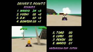 Let's Play Mario Kart 64 - Mushroom Cup (Extra)