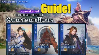 Gallonbaloir Humus Crash 2 Guide with Tifa DPS - FF7 Ever Crisis
