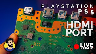 🔴 Live Repair | Let's Fix PlayStation 5 – No Image – HDMI Port